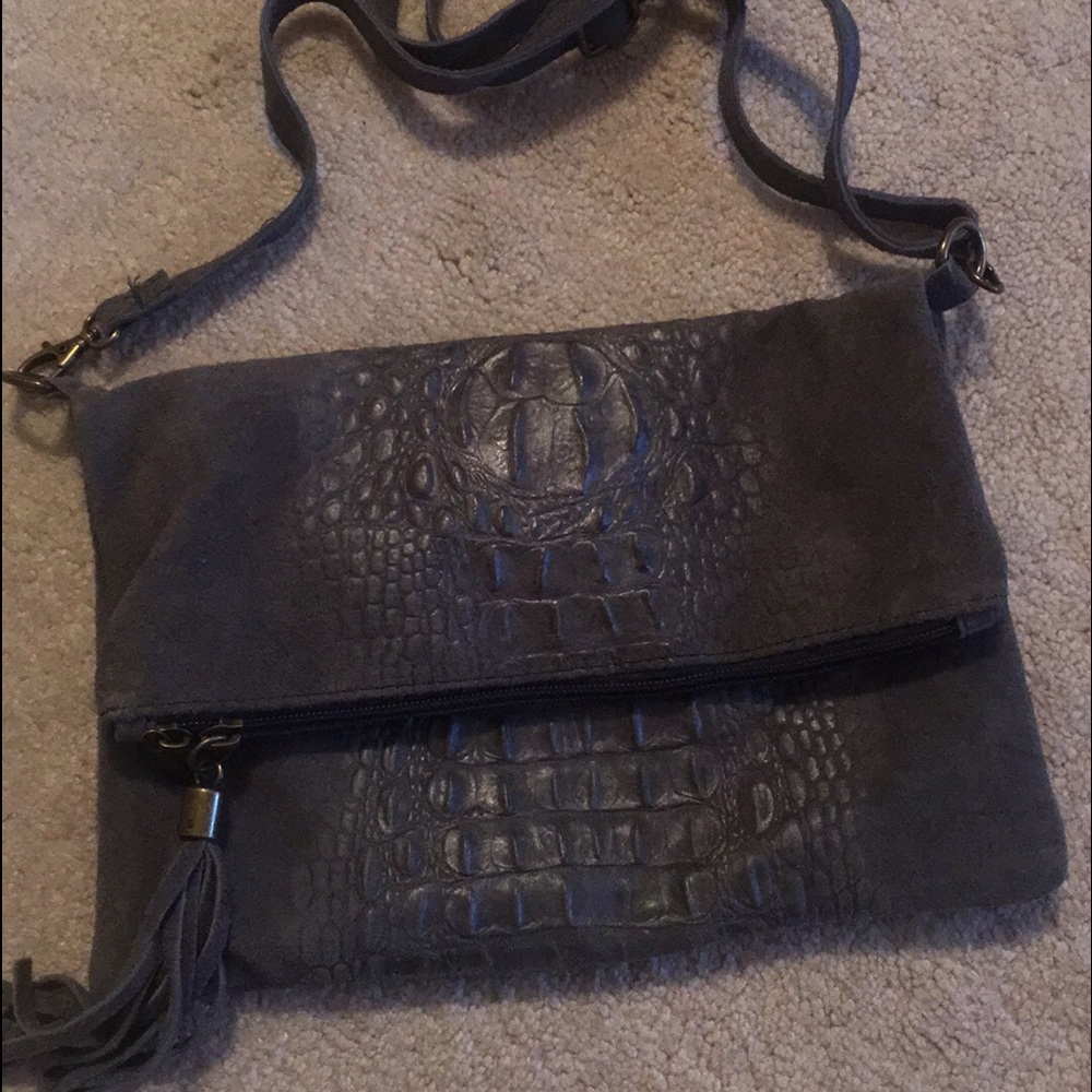 Fold over bag! Super fun and casual
