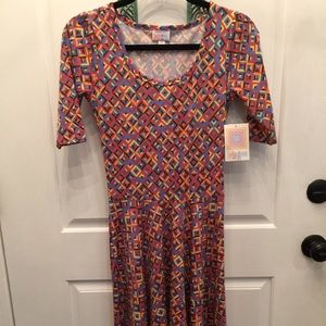 LULAROE women's Nicole dress size xs