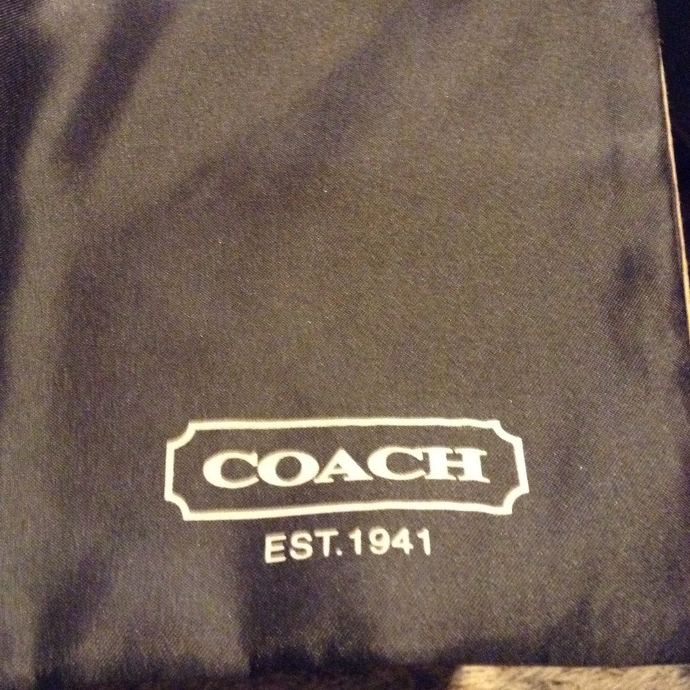 SET OF 2 COACH DUST PURSE BAGS