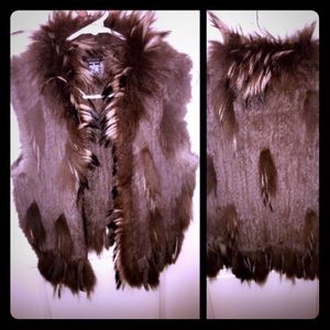 Real fur vest  🐰