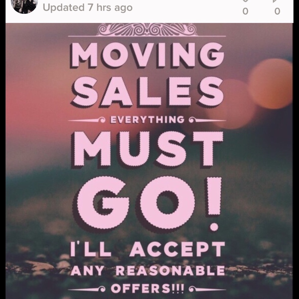 Moving sale! Make offers :-)