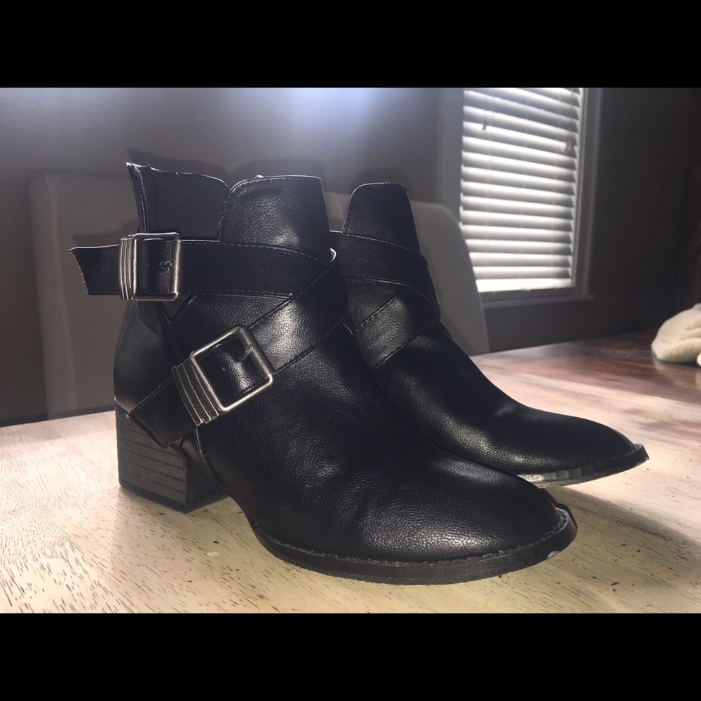 Black booties
