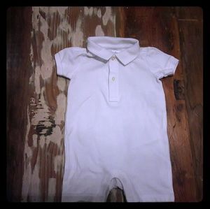 New Baby Boy Ralph Lauren romper shortall 6 months