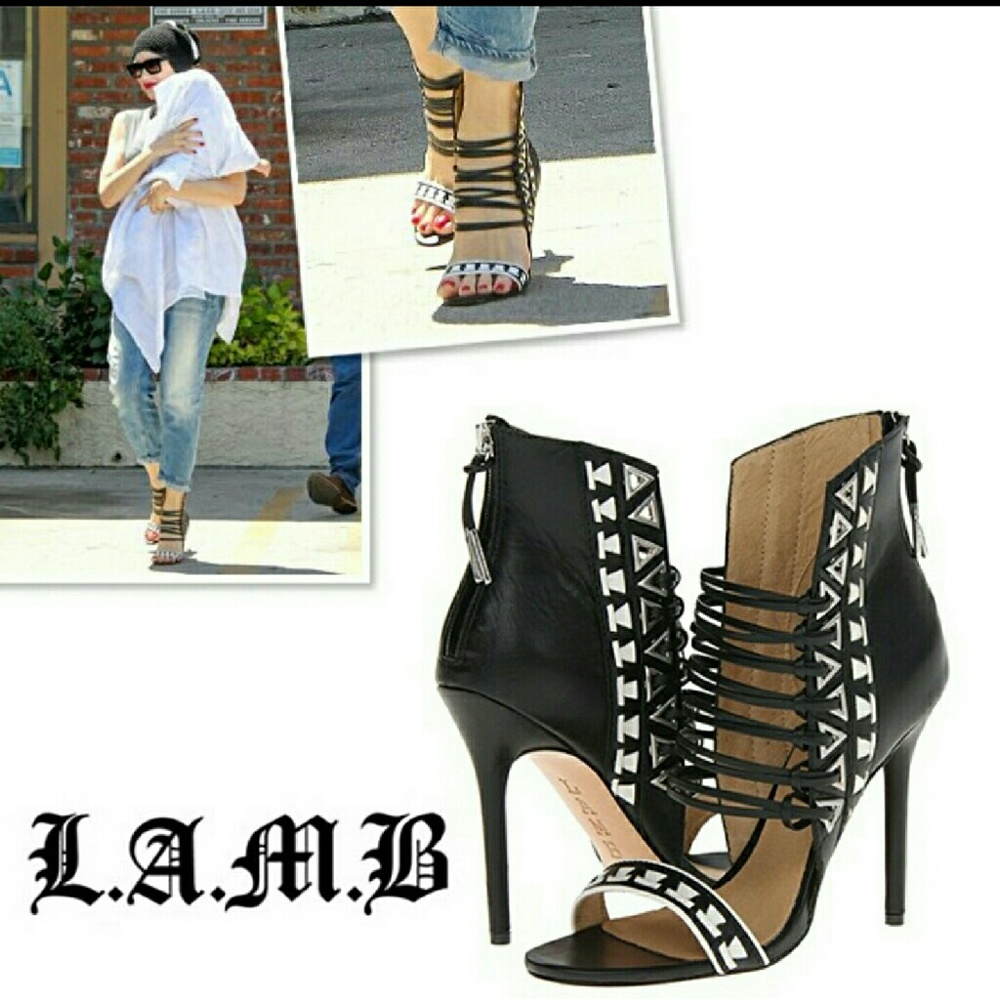 B/W Sandal Heels
