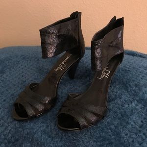 💝Sam&Libby zipper ankle heels 💝