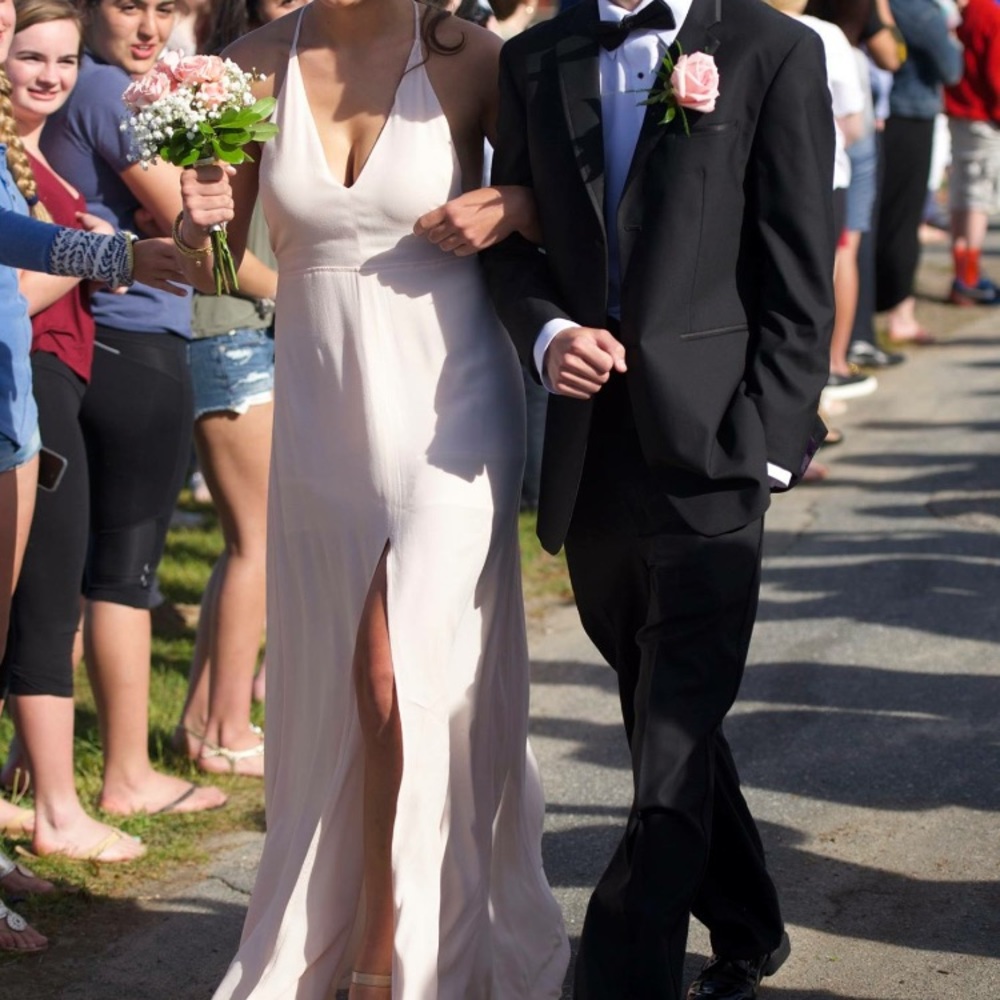 Light pink formal dress
