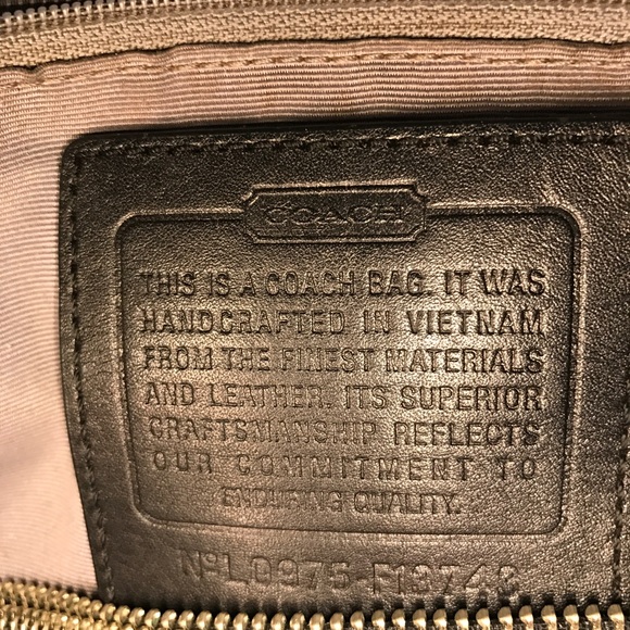 Coach Duffle Purse Bag with Straps - Picture 3 of 4