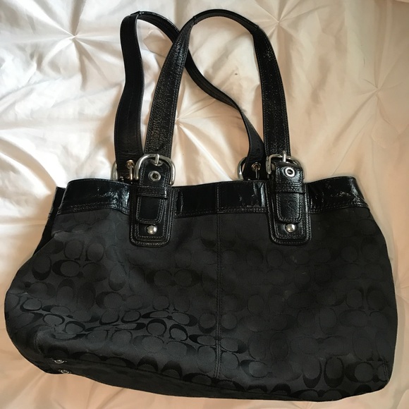 Coach Duffle Purse Bag with Straps - Picture 4 of 4