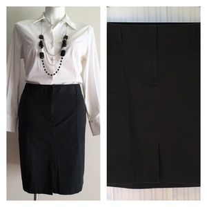 Host Pick Black cotton twill mini skirt w/pockets