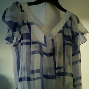 Sheer blouse m sheer