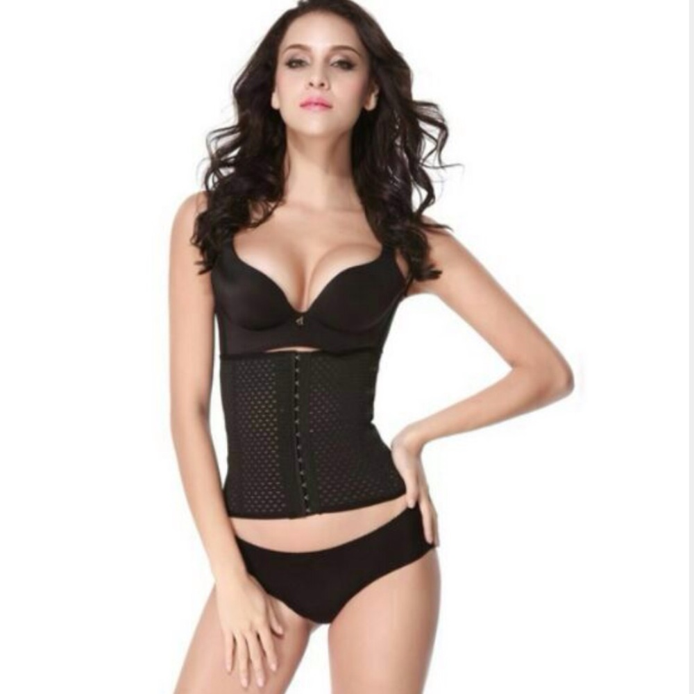 XXL - Black Corset Waist Trainer