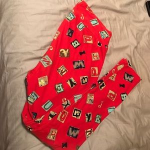 EUC TC Lularoe ransom leggings