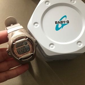 G-Schock watch rose gold