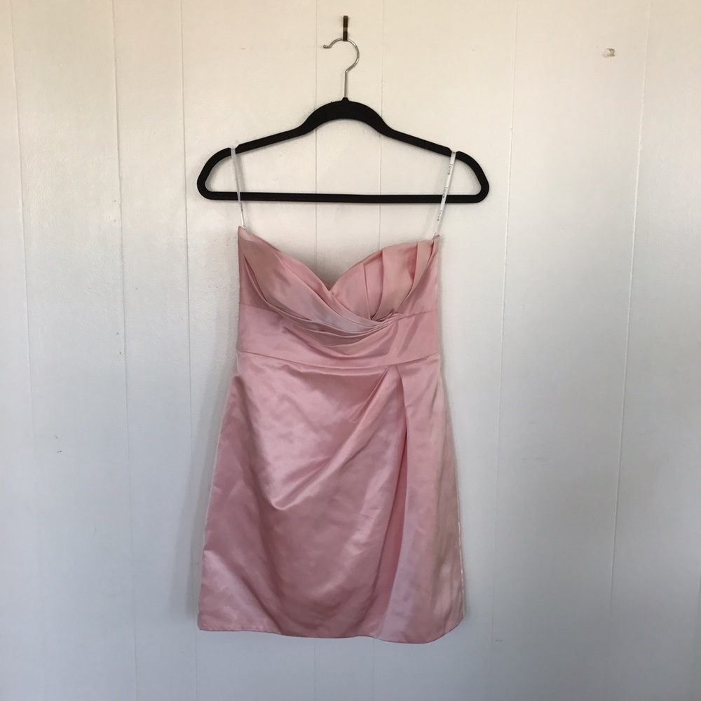 Pink bridesmaid dress