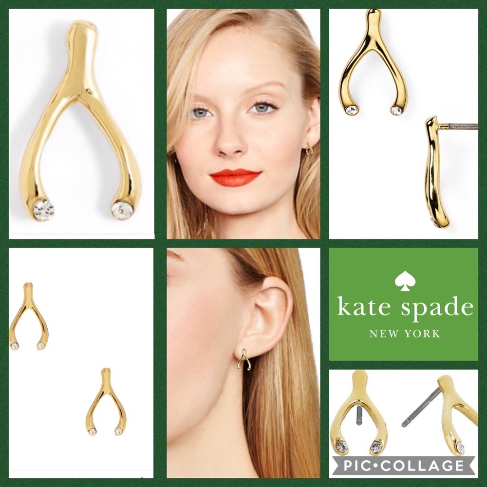 Kate Spade Crystal Wish bone