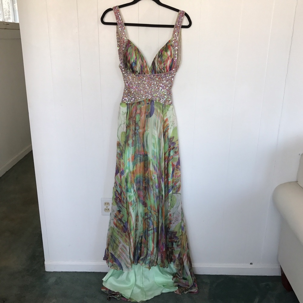 Floral prom dress