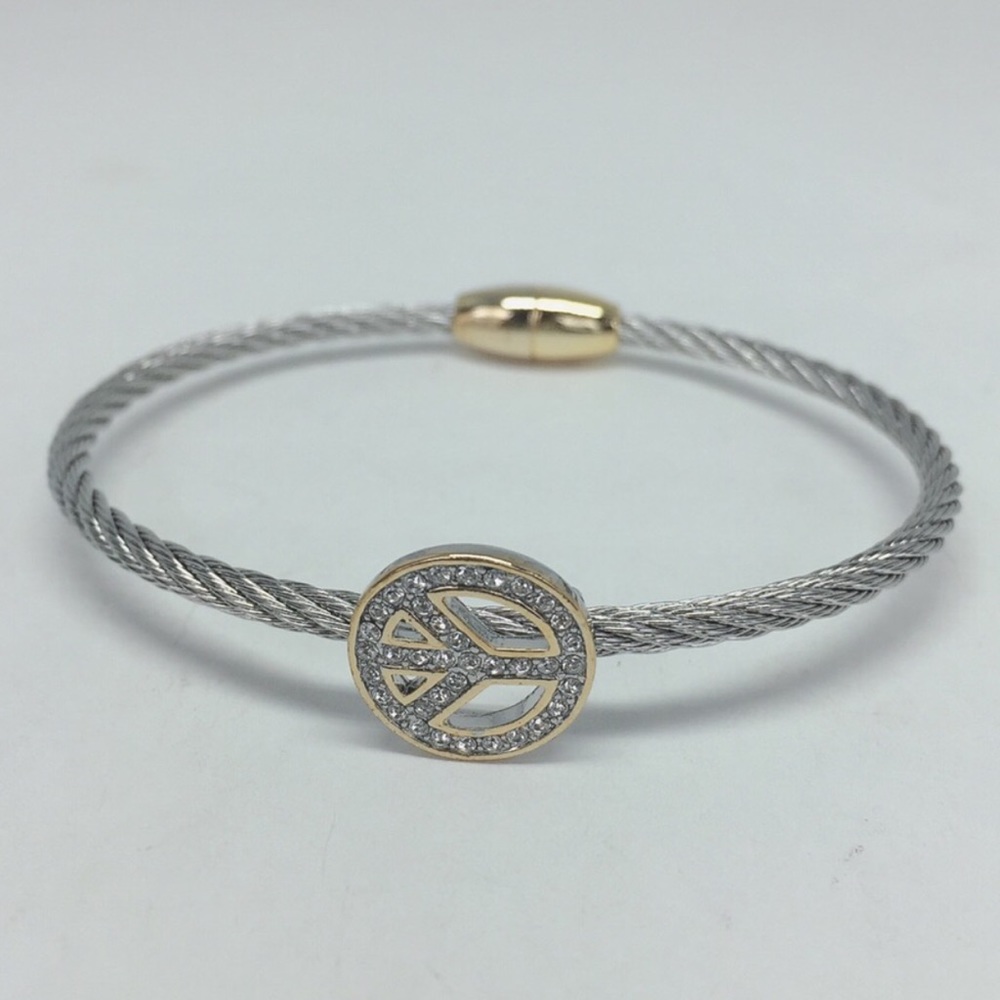 Rhodium/18k Gold Plated - Picture 4 of 8