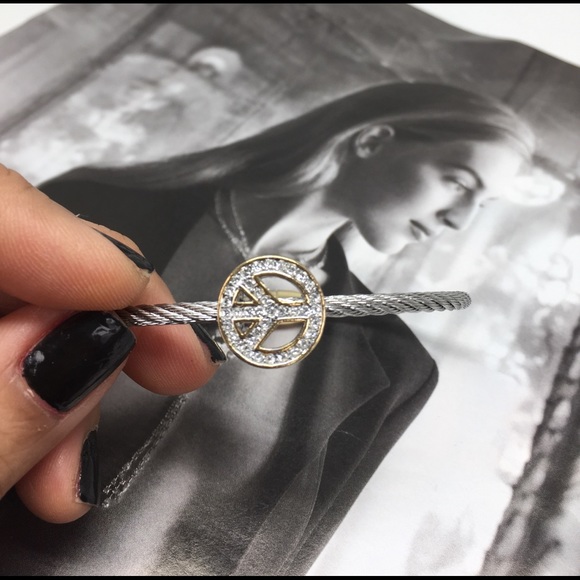 Rhodium/18k Gold Plated - Picture 7 of 8