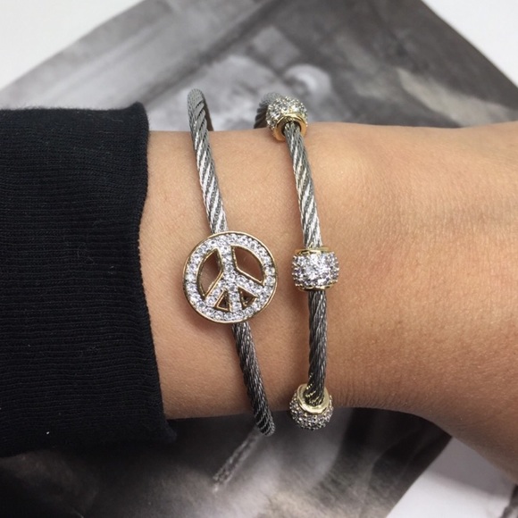 Rhodium/18k Gold Plated - Picture 3 of 8