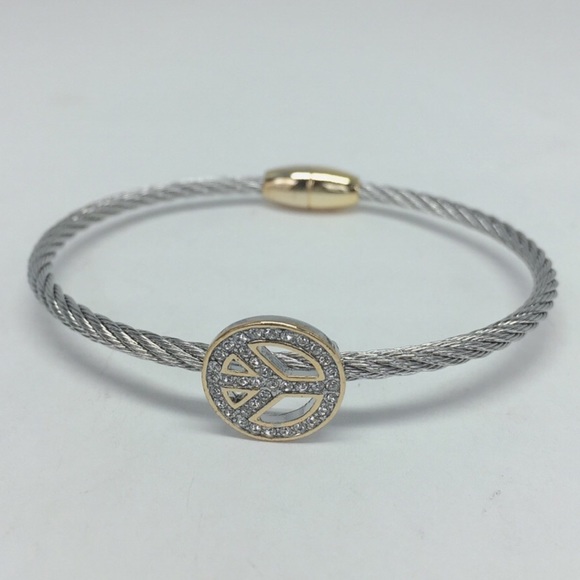 Rhodium/18k Gold Plated - Picture 4 of 8