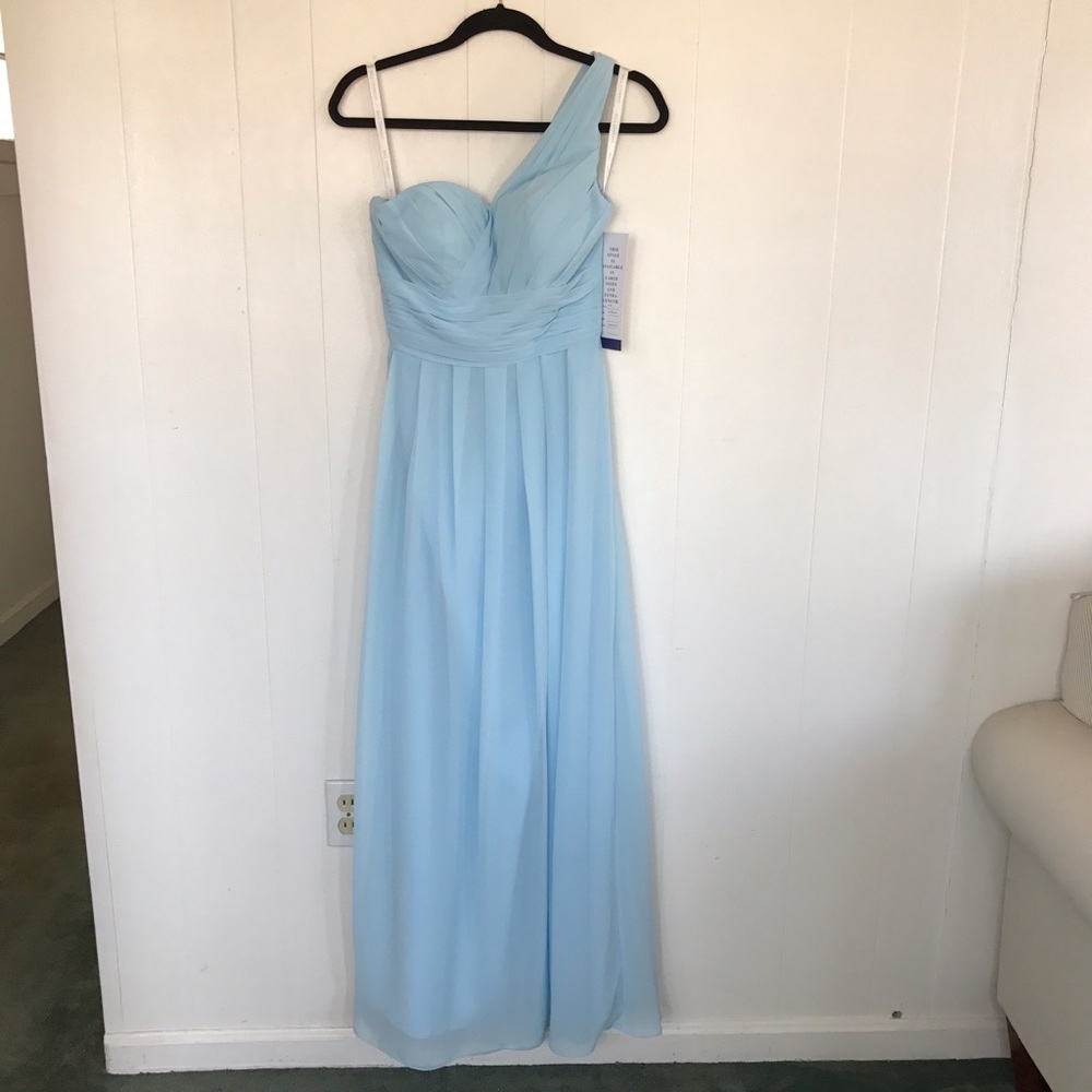 Light blue bridesmaid dress