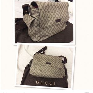 AVAILABLE! Gucci GG Plus Diaper Bag