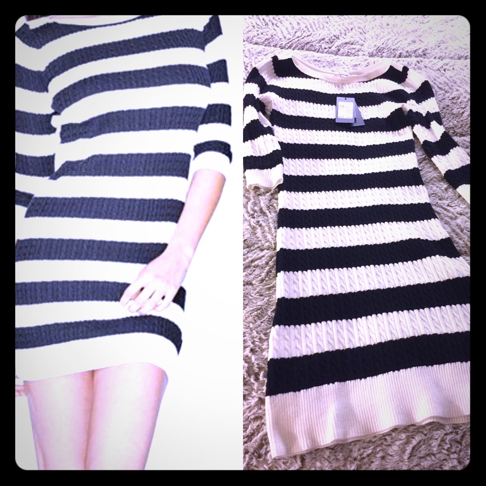 Black and white dress