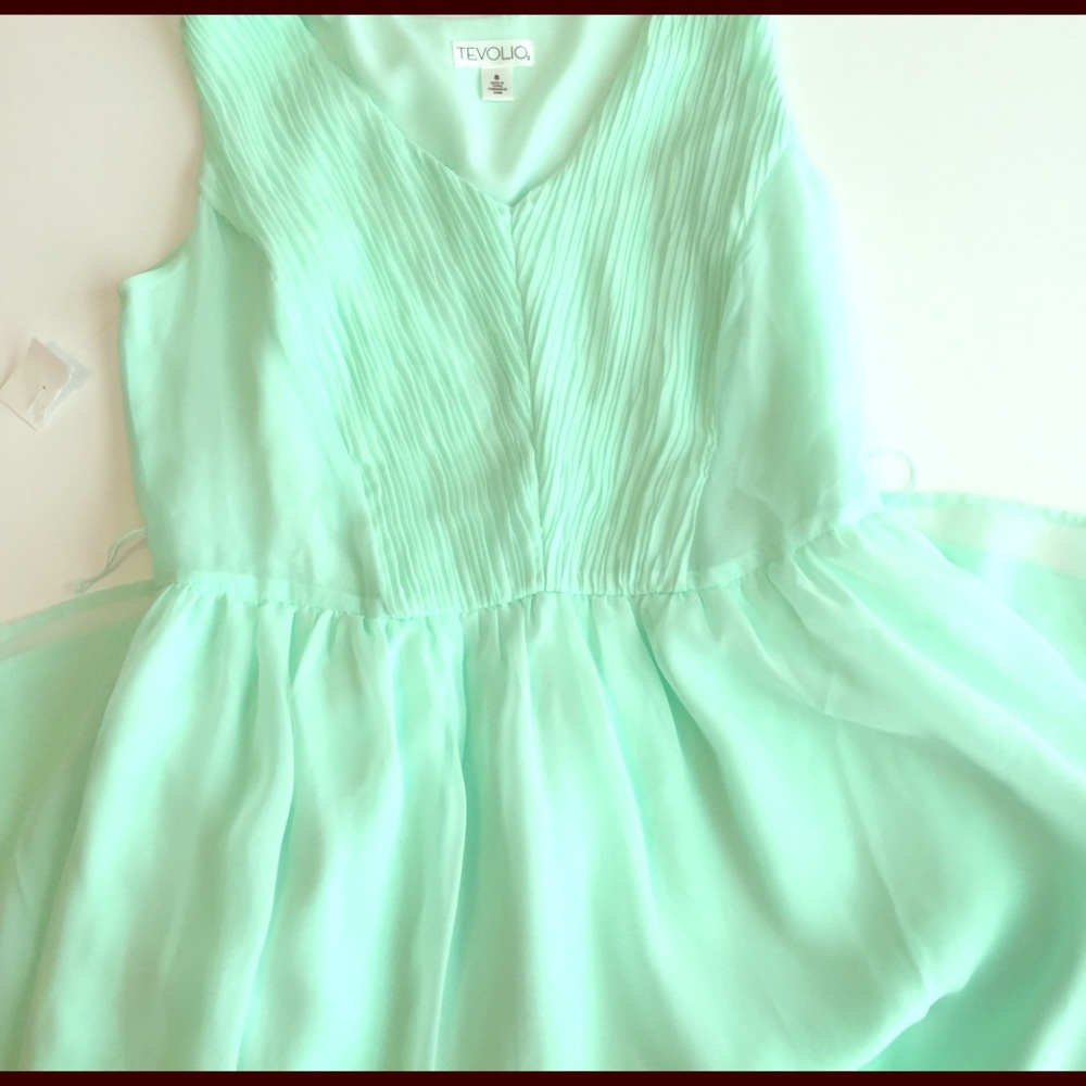 Mint V next dress