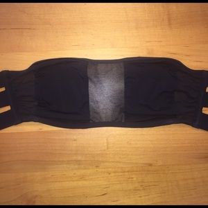 Sexy black strapless VS bathing suit top