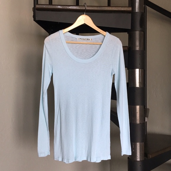 Michael Stars Tops - Michael Stars The Original Tee Maternity icy blue Michael Stars Tops - Michael Stars The Original Tee Maternity icy blue