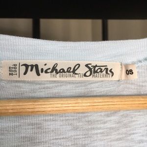 Michael Stars Tops - Michael Stars The Original Tee Maternity icy blue Michael Stars Tops - Michael Stars The Original Tee Maternity icy blue