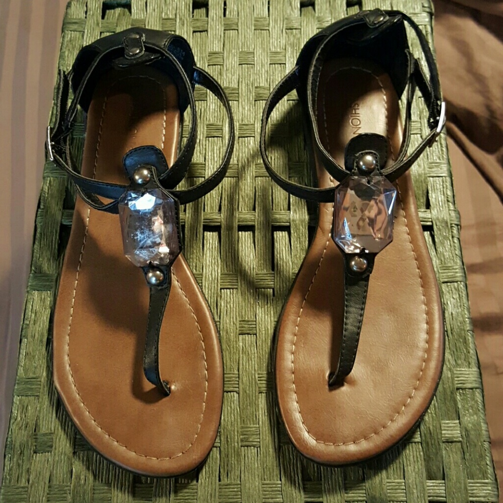 Black sandals