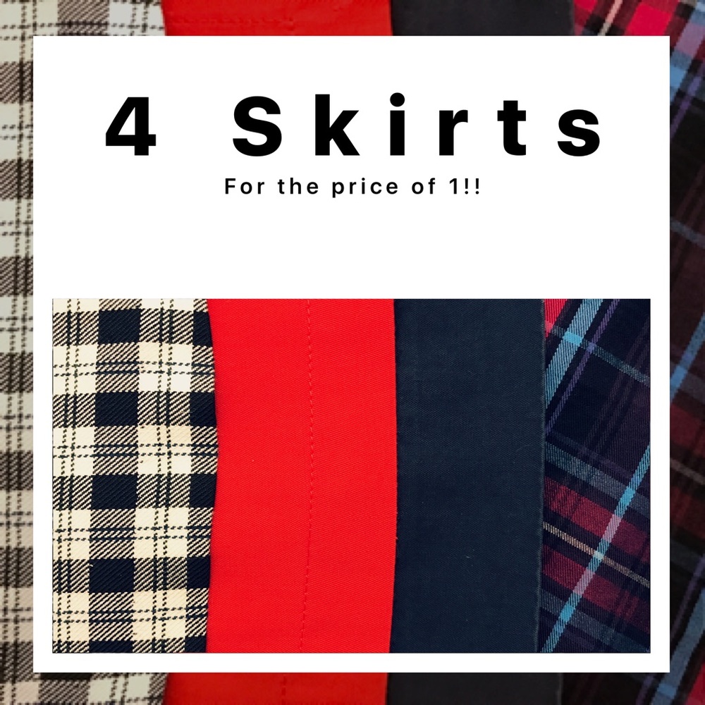 4 Mini Skirts!