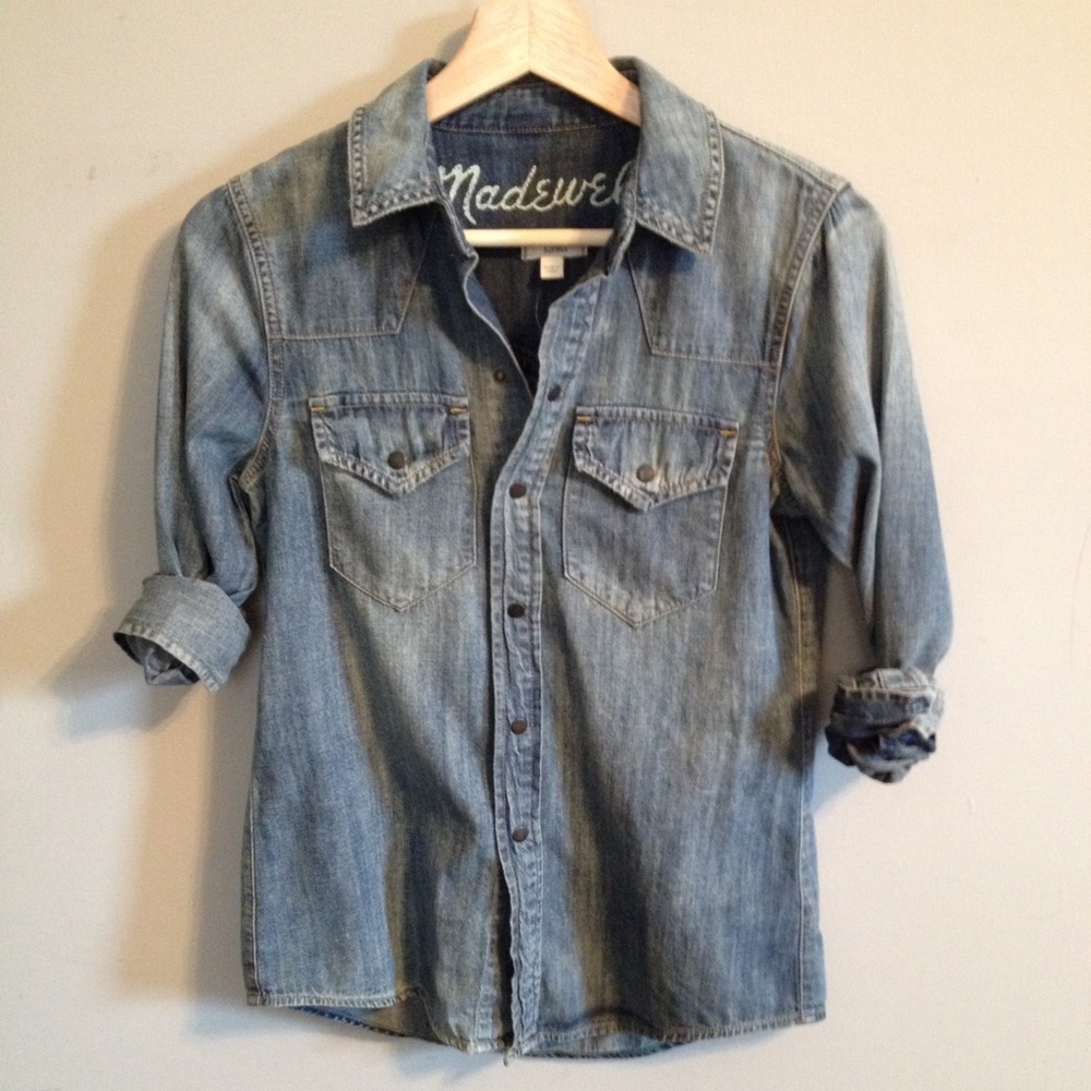 Best MADEWELL Denim shirt! NWT XS