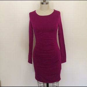 Long sleeve knotted dress