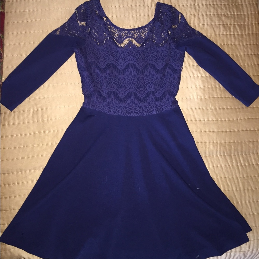 Lilly Pulitzer Navy 3/4 length sleeve dress