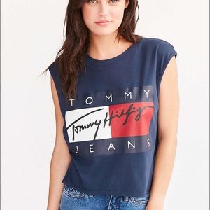 Tommy Jeans for UO cropped muscle tank!