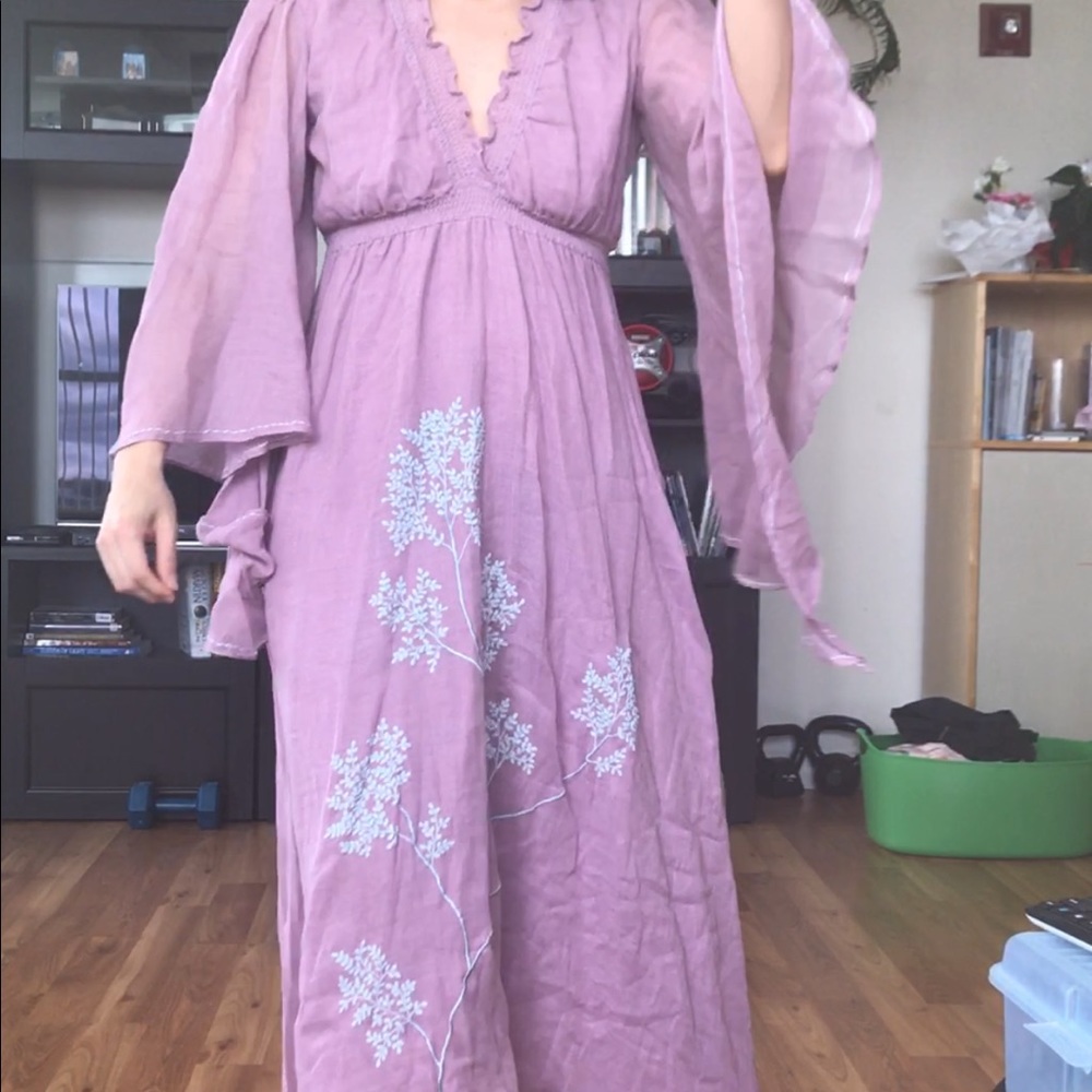 🍾HP 🍺Embroidered Bohemian Dress - Picture 2 of 7