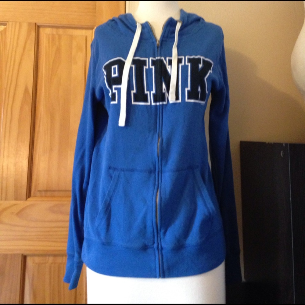 Pink Victoria secret Zip up Hoodie