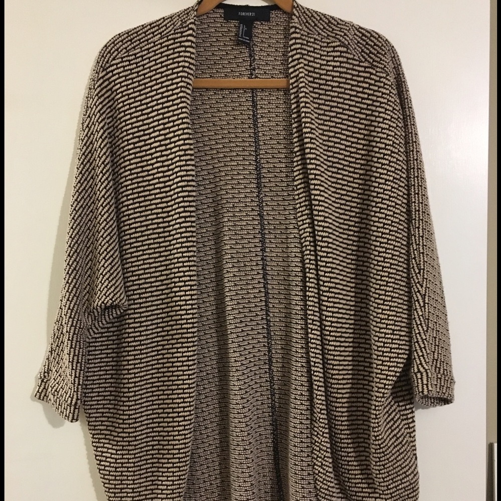 Slouchy cardigan, 3/4 sleeve