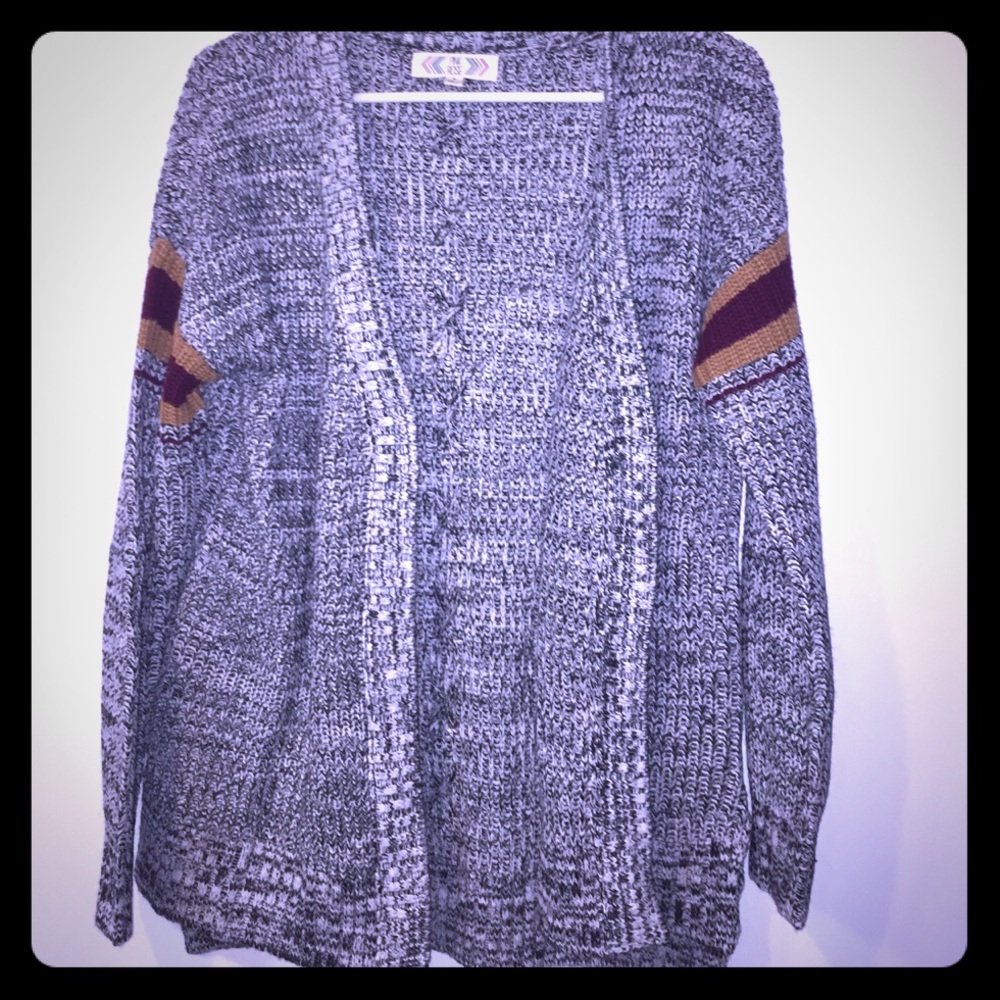 Grey Slouchy Cardigan