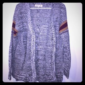 Grey Slouchy Cardigan