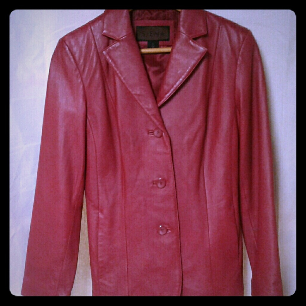 Leather jacket