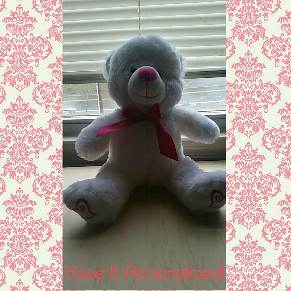 Pink & White Bear