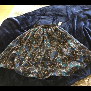 Moulinette Soeurs Shimmered Monarch Skirt size o.