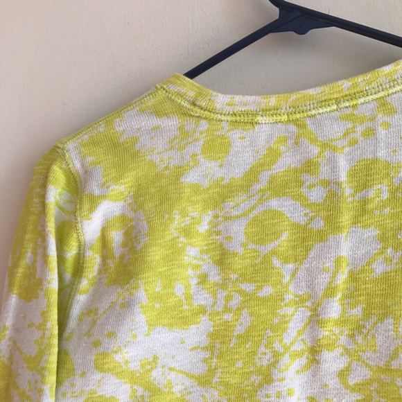 Gap yellow white lightweight sweater - Picture 6 of 6