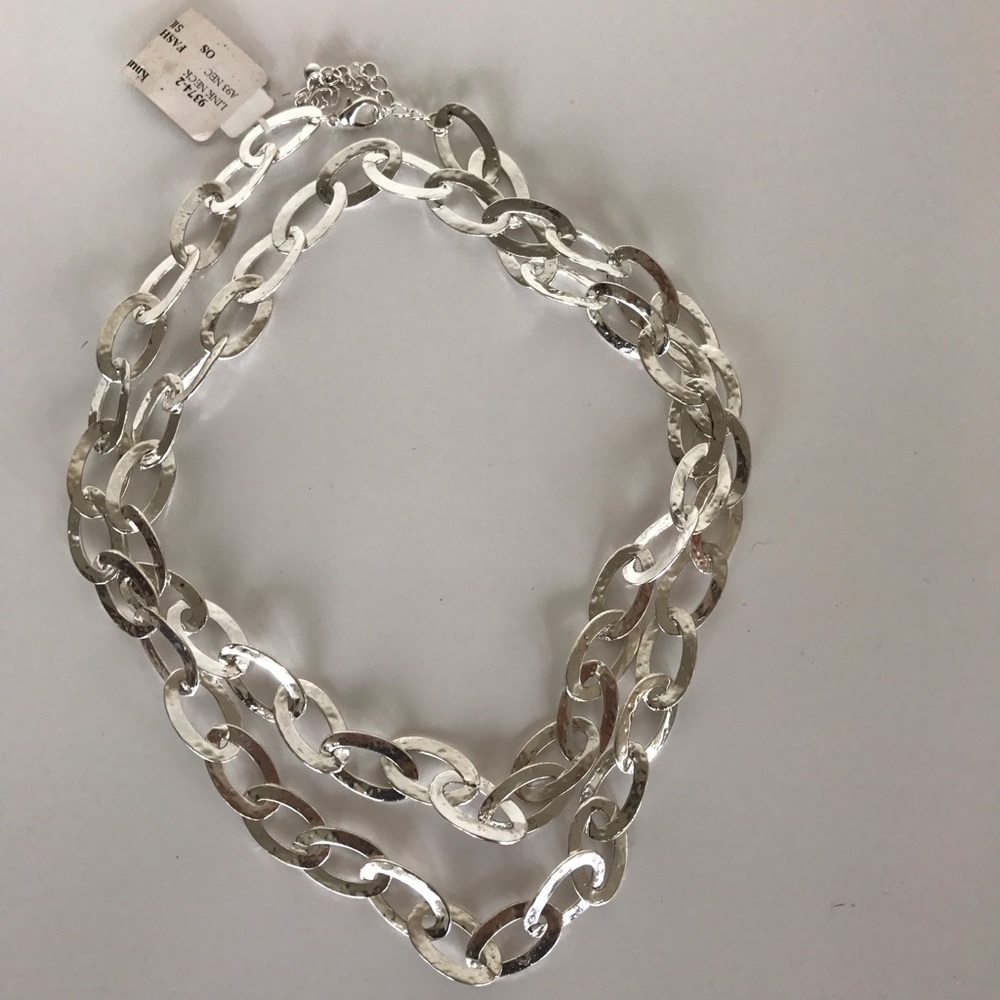Silver chain necklace