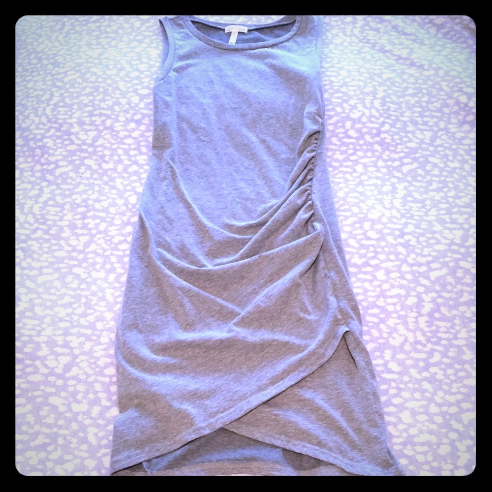 LEITH Grey Tank Run he'd Tulip Dress S