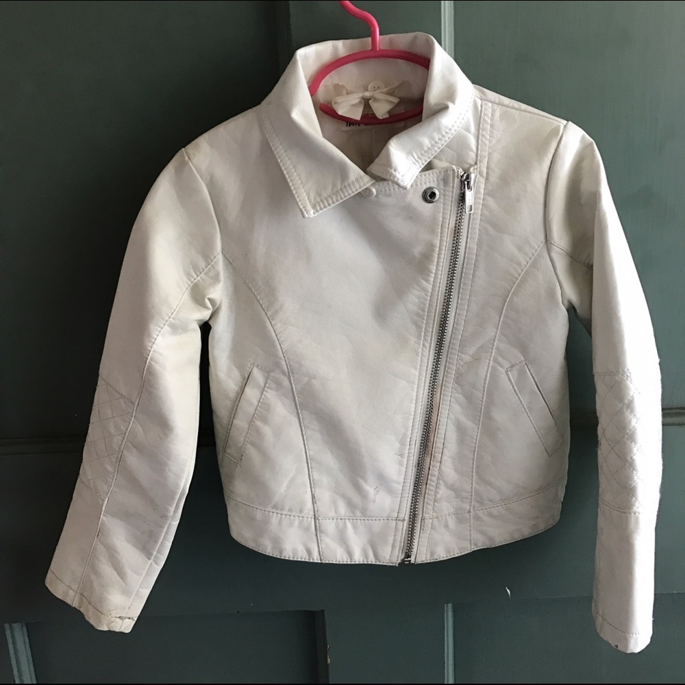 Girls faux leather jacket