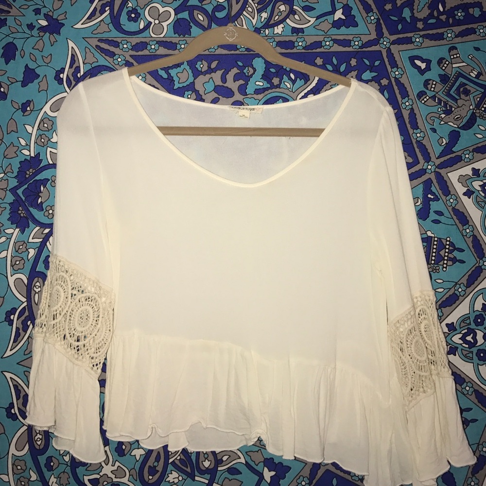 Cream blouse